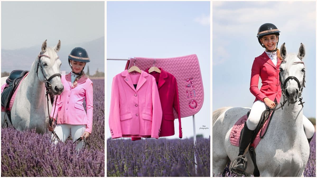Veste Mashang Equine et tapis GEM Framboise à Lamotte-Beuvron