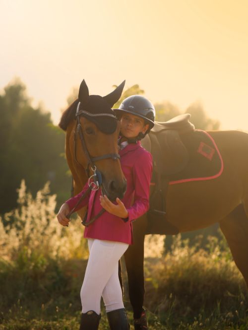Cliente Equitry à cheval