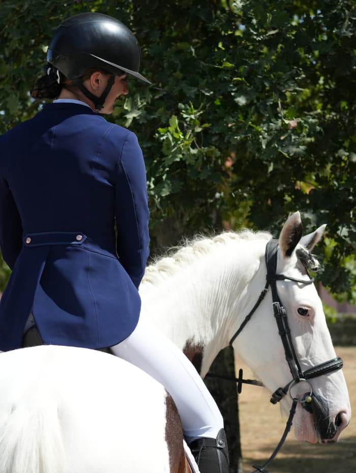 Veste de concours dressage mini frac marine